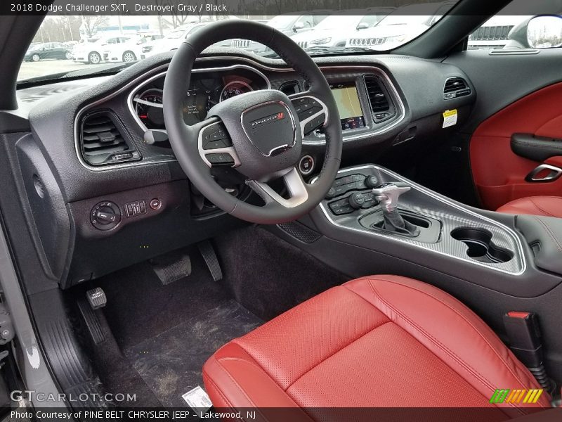 Destroyer Gray / Black 2018 Dodge Challenger SXT