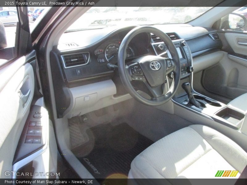 Predawn Gray Mica / Ash 2015 Toyota Camry LE