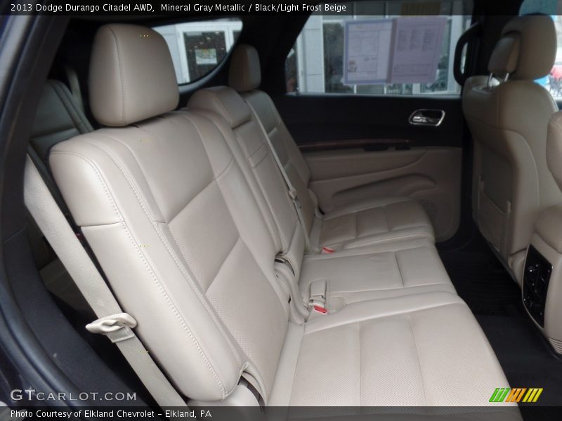 Mineral Gray Metallic / Black/Light Frost Beige 2013 Dodge Durango Citadel AWD