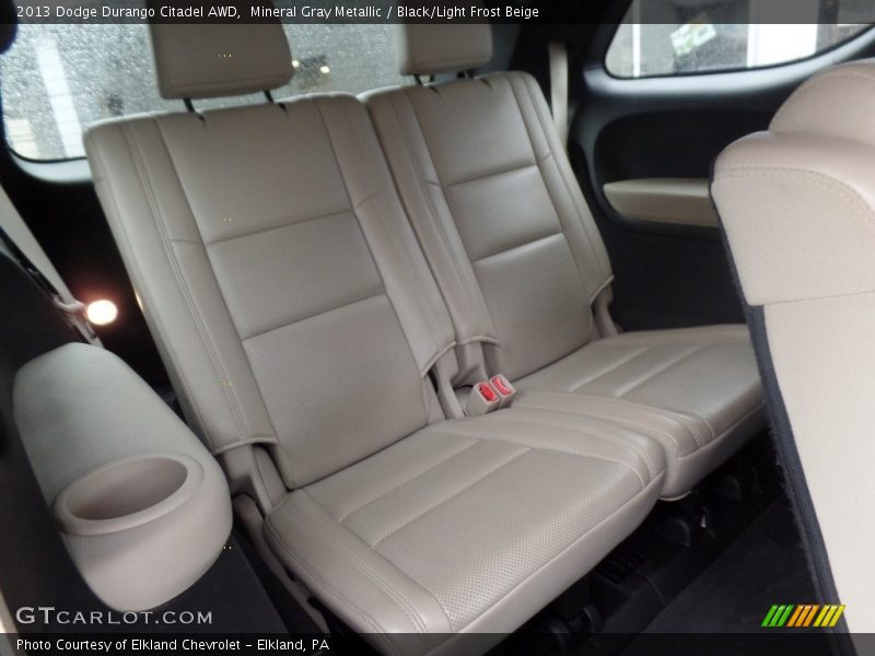 Mineral Gray Metallic / Black/Light Frost Beige 2013 Dodge Durango Citadel AWD