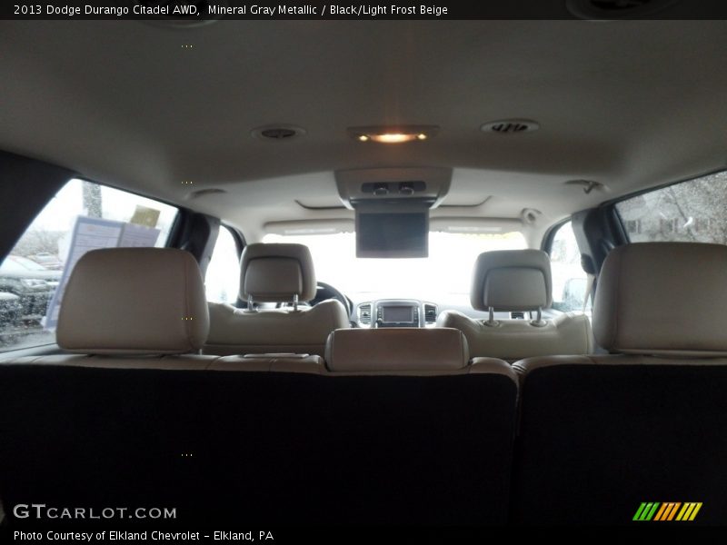 Mineral Gray Metallic / Black/Light Frost Beige 2013 Dodge Durango Citadel AWD