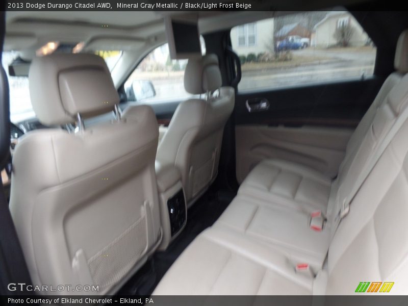 Mineral Gray Metallic / Black/Light Frost Beige 2013 Dodge Durango Citadel AWD