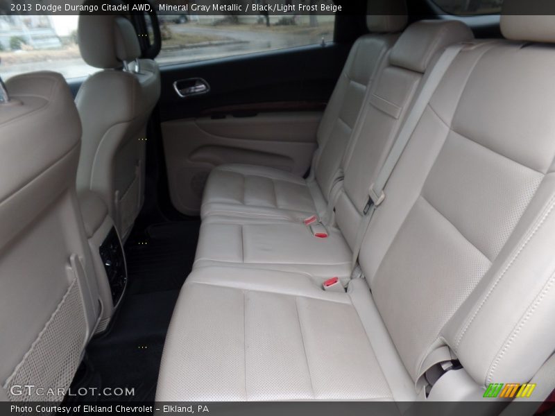 Mineral Gray Metallic / Black/Light Frost Beige 2013 Dodge Durango Citadel AWD