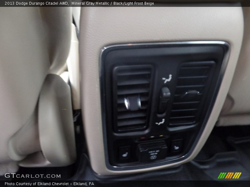 Mineral Gray Metallic / Black/Light Frost Beige 2013 Dodge Durango Citadel AWD