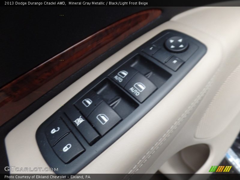 Mineral Gray Metallic / Black/Light Frost Beige 2013 Dodge Durango Citadel AWD