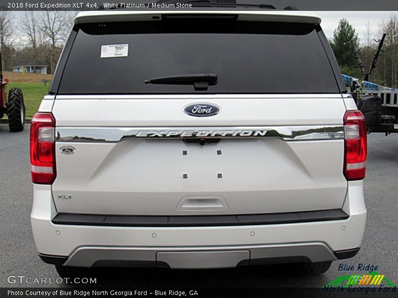White Platinum / Medium Stone 2018 Ford Expedition XLT 4x4