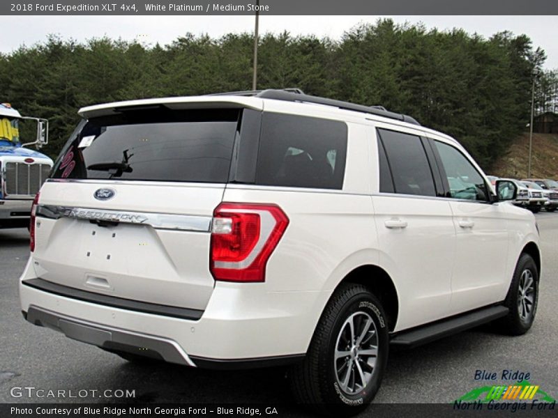 White Platinum / Medium Stone 2018 Ford Expedition XLT 4x4