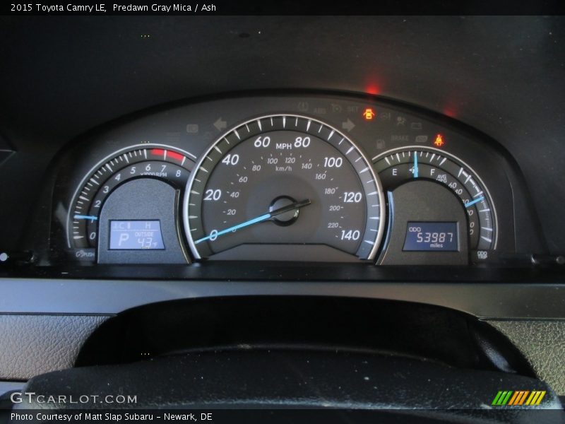 Predawn Gray Mica / Ash 2015 Toyota Camry LE