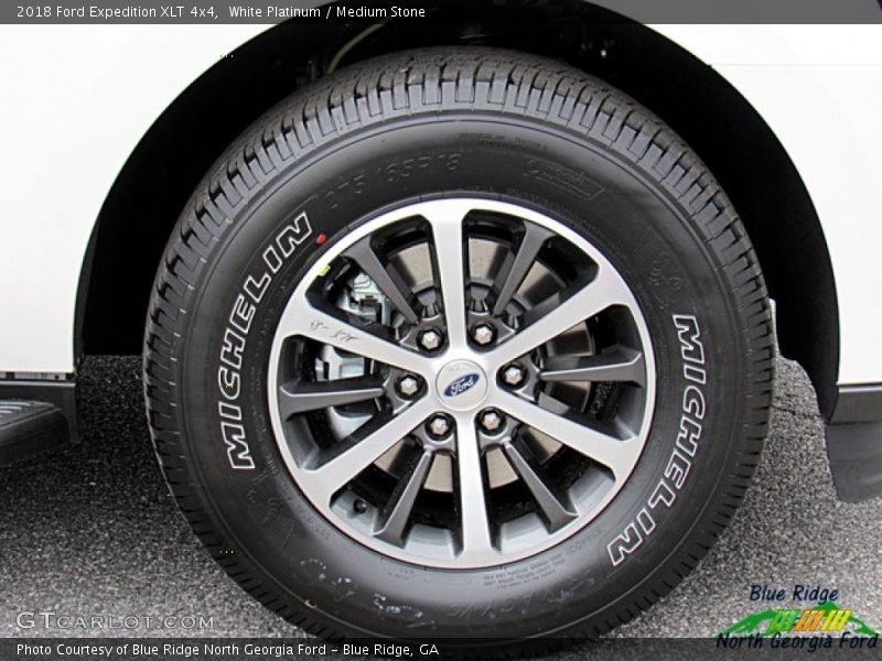 White Platinum / Medium Stone 2018 Ford Expedition XLT 4x4