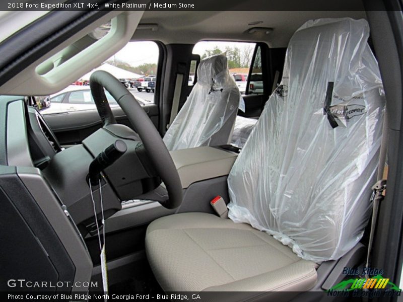 White Platinum / Medium Stone 2018 Ford Expedition XLT 4x4