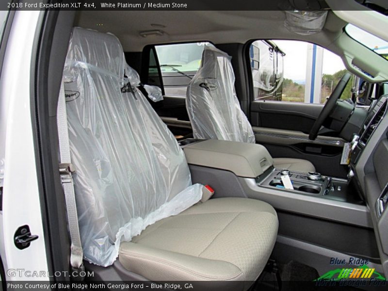 White Platinum / Medium Stone 2018 Ford Expedition XLT 4x4