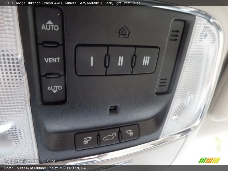 Mineral Gray Metallic / Black/Light Frost Beige 2013 Dodge Durango Citadel AWD