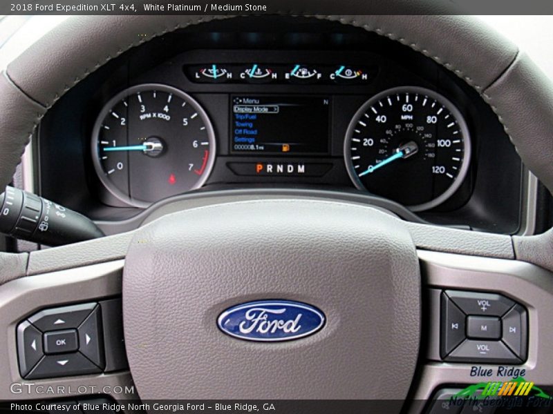White Platinum / Medium Stone 2018 Ford Expedition XLT 4x4