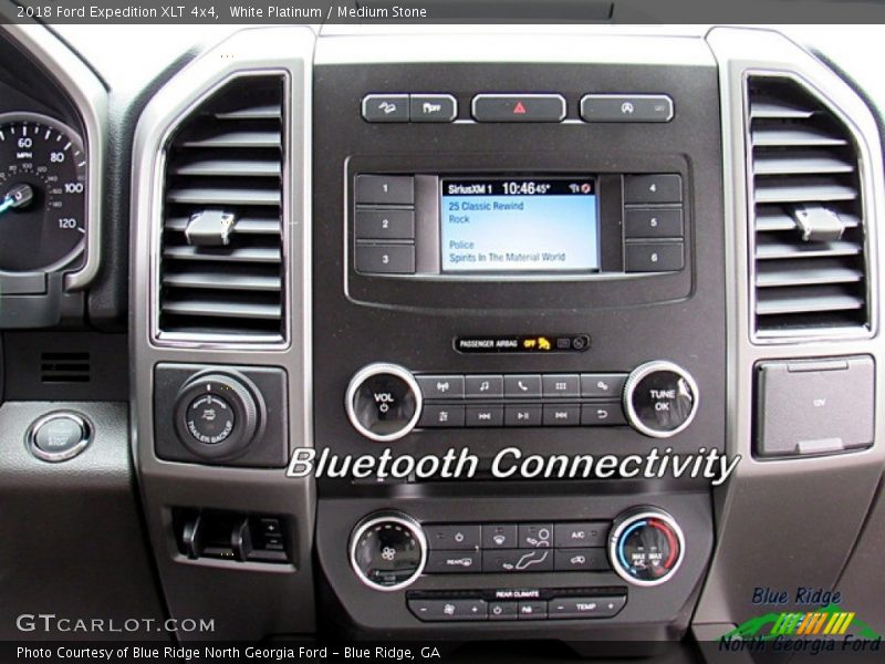 White Platinum / Medium Stone 2018 Ford Expedition XLT 4x4