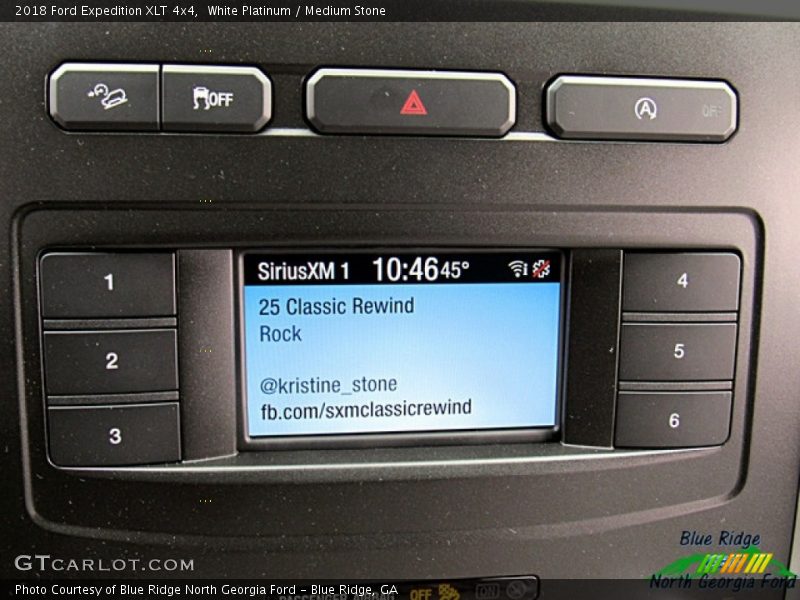 White Platinum / Medium Stone 2018 Ford Expedition XLT 4x4