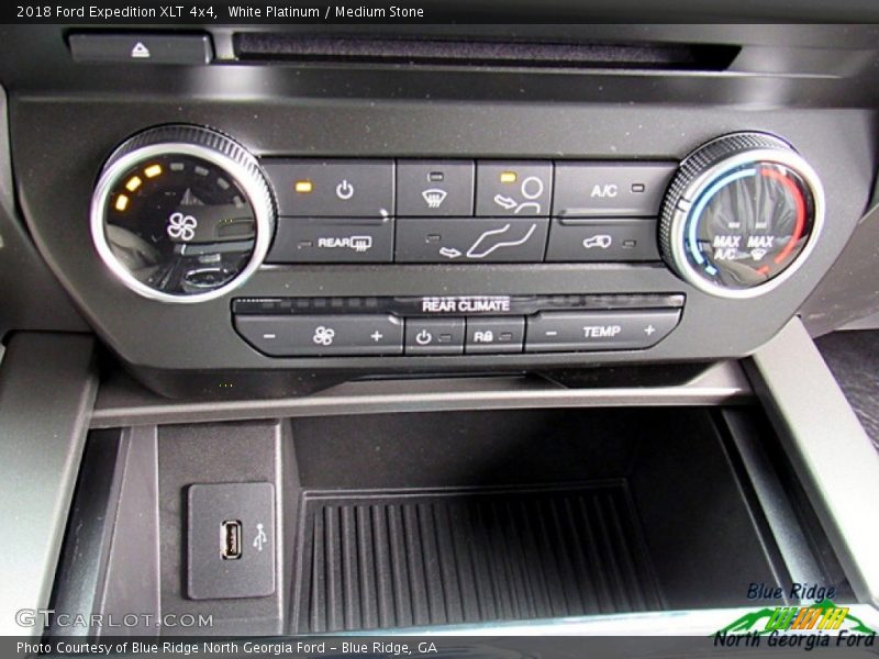 White Platinum / Medium Stone 2018 Ford Expedition XLT 4x4