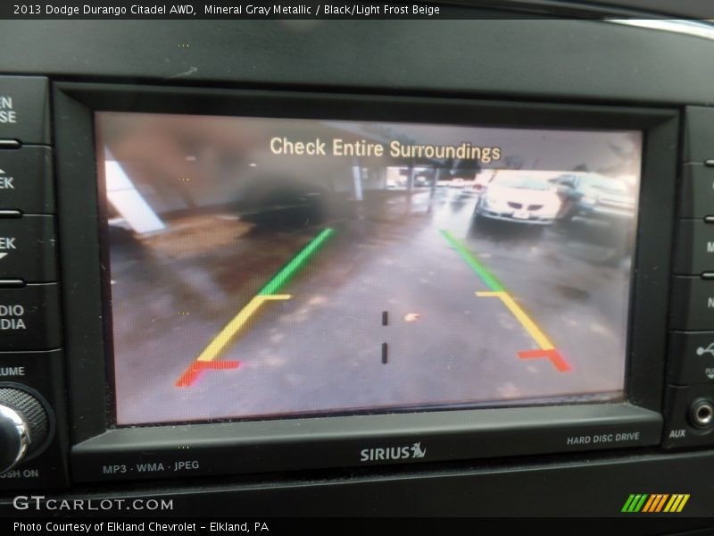Mineral Gray Metallic / Black/Light Frost Beige 2013 Dodge Durango Citadel AWD