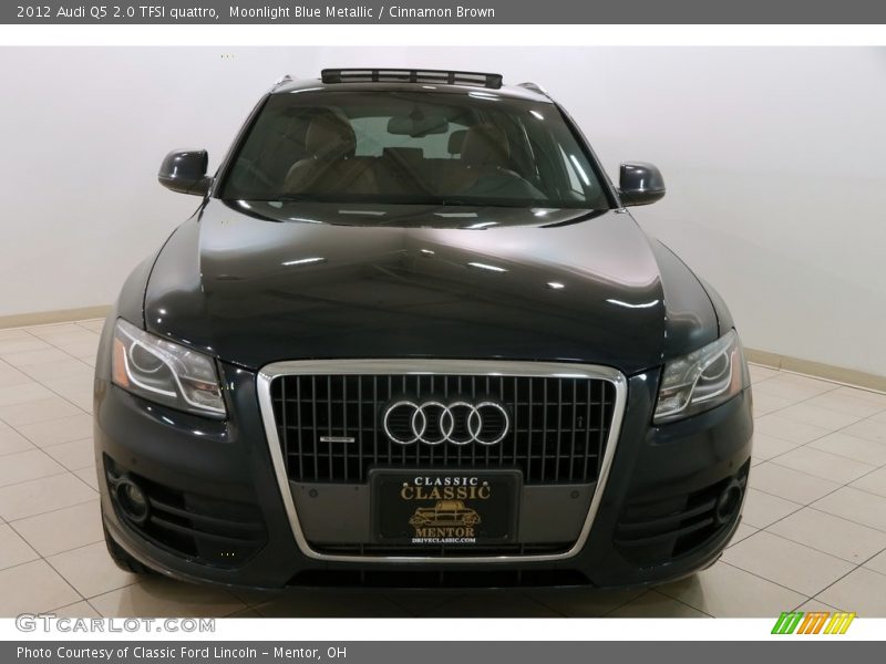 Moonlight Blue Metallic / Cinnamon Brown 2012 Audi Q5 2.0 TFSI quattro