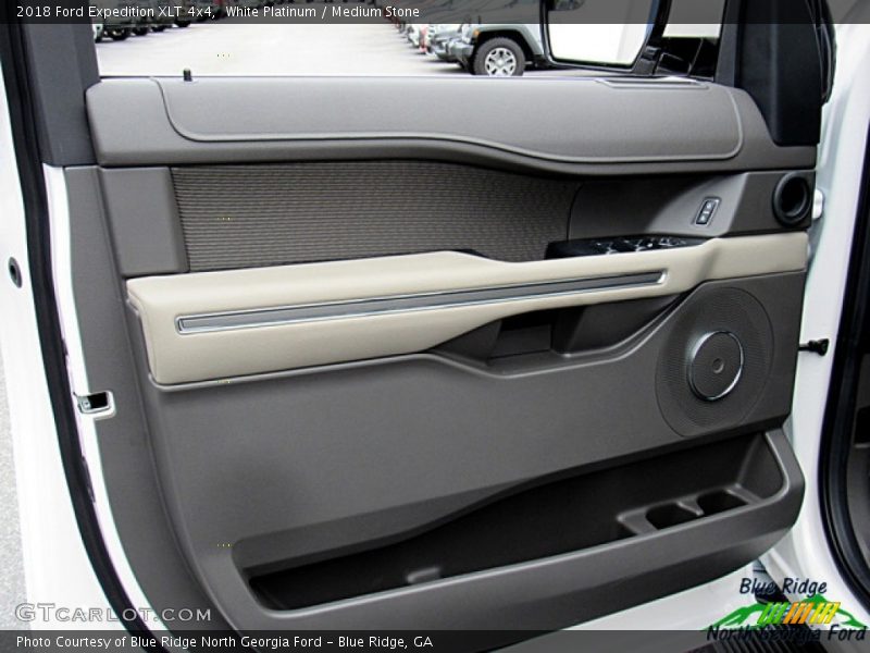 White Platinum / Medium Stone 2018 Ford Expedition XLT 4x4