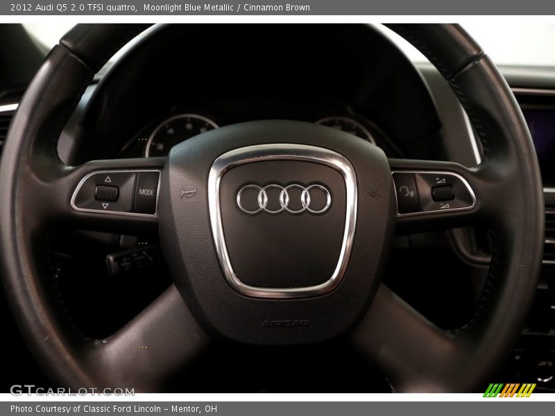 Moonlight Blue Metallic / Cinnamon Brown 2012 Audi Q5 2.0 TFSI quattro