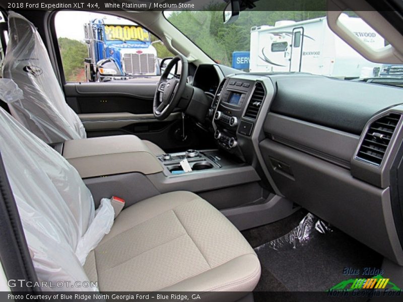 White Platinum / Medium Stone 2018 Ford Expedition XLT 4x4