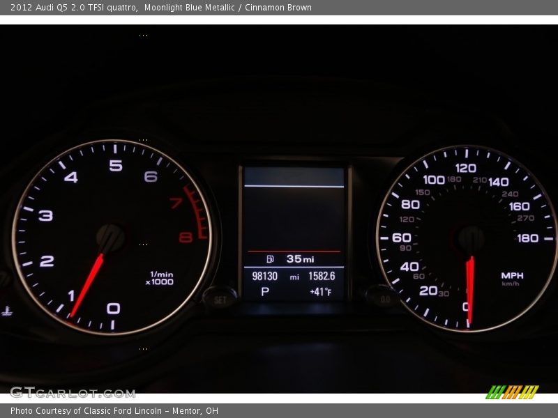 Moonlight Blue Metallic / Cinnamon Brown 2012 Audi Q5 2.0 TFSI quattro