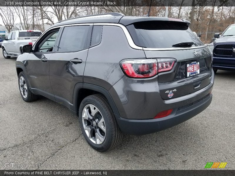 Granite Crystal Metallic / Black 2018 Jeep Compass Limited 4x4