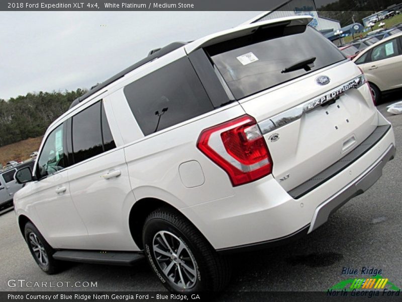 White Platinum / Medium Stone 2018 Ford Expedition XLT 4x4