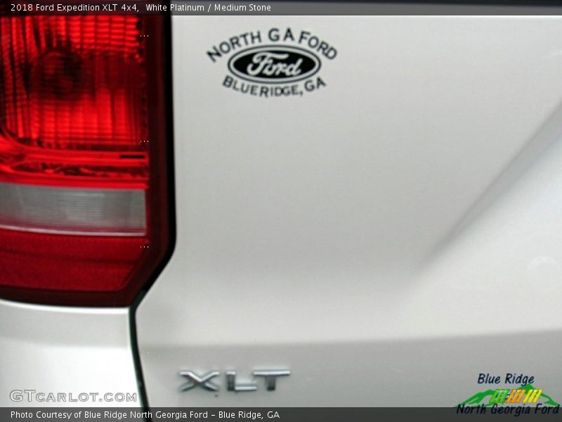 White Platinum / Medium Stone 2018 Ford Expedition XLT 4x4