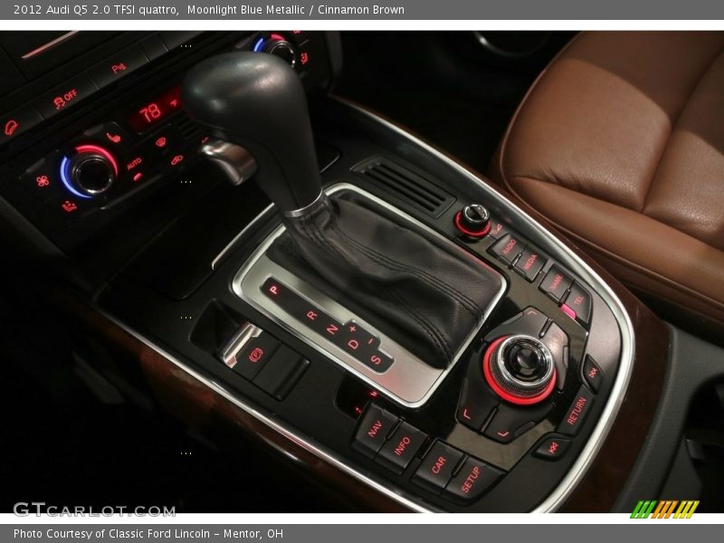 Moonlight Blue Metallic / Cinnamon Brown 2012 Audi Q5 2.0 TFSI quattro