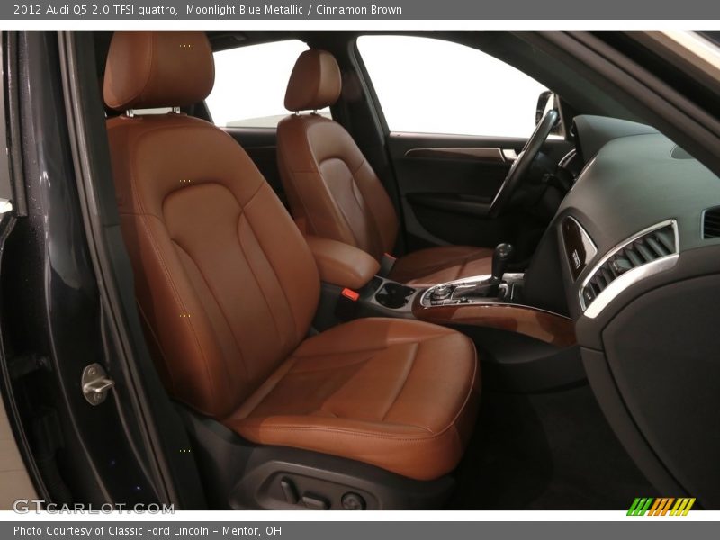 Moonlight Blue Metallic / Cinnamon Brown 2012 Audi Q5 2.0 TFSI quattro