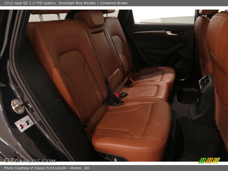 Moonlight Blue Metallic / Cinnamon Brown 2012 Audi Q5 2.0 TFSI quattro