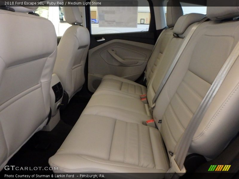 Ruby Red / Medium Light Stone 2018 Ford Escape SEL