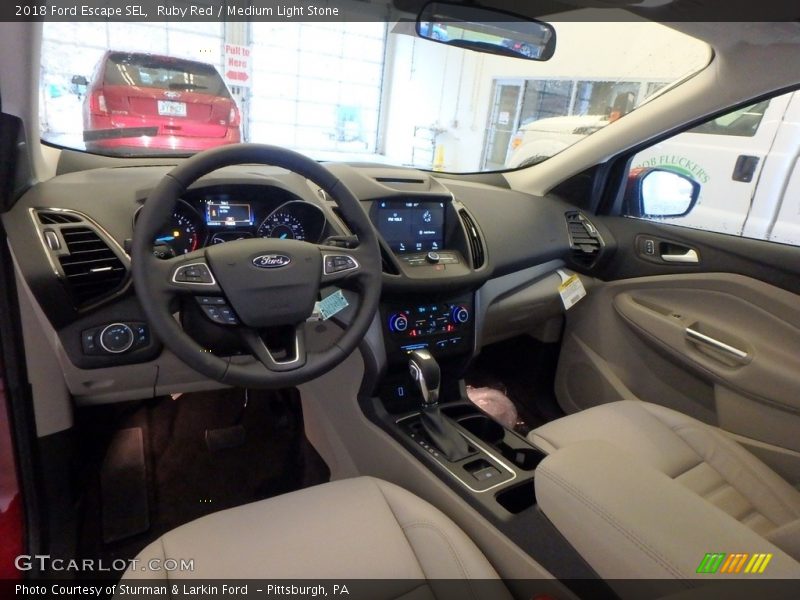 Ruby Red / Medium Light Stone 2018 Ford Escape SEL