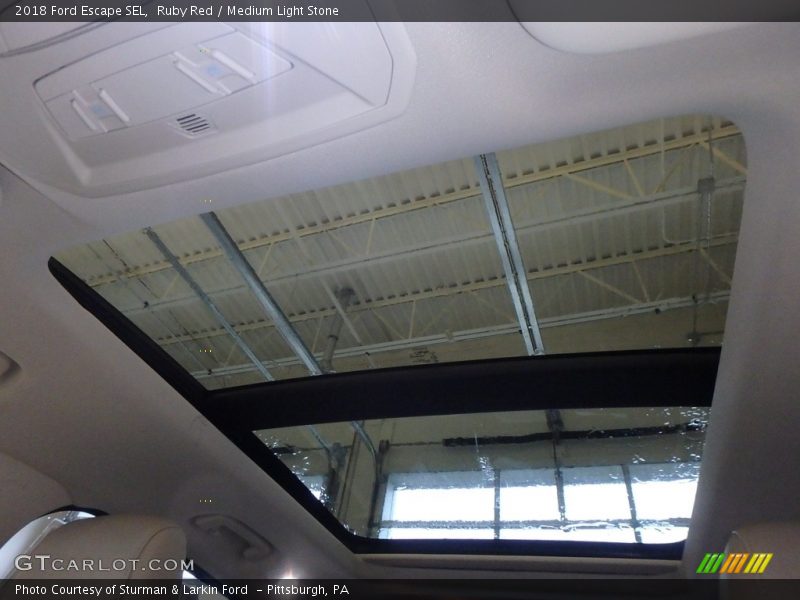 Ruby Red / Medium Light Stone 2018 Ford Escape SEL