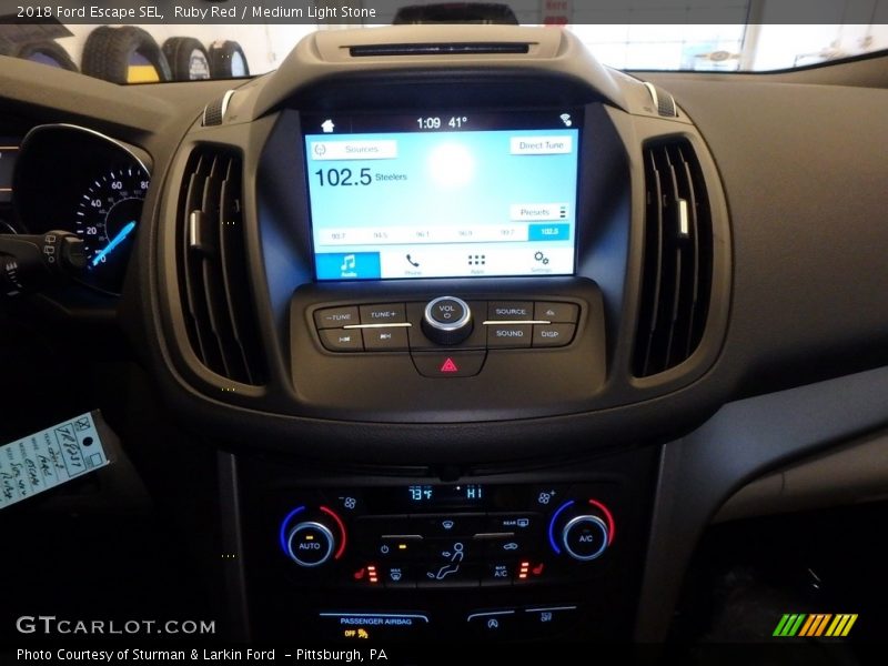 Ruby Red / Medium Light Stone 2018 Ford Escape SEL