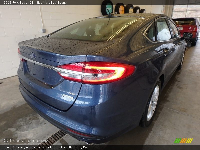 Blue Metallic / Ebony 2018 Ford Fusion SE