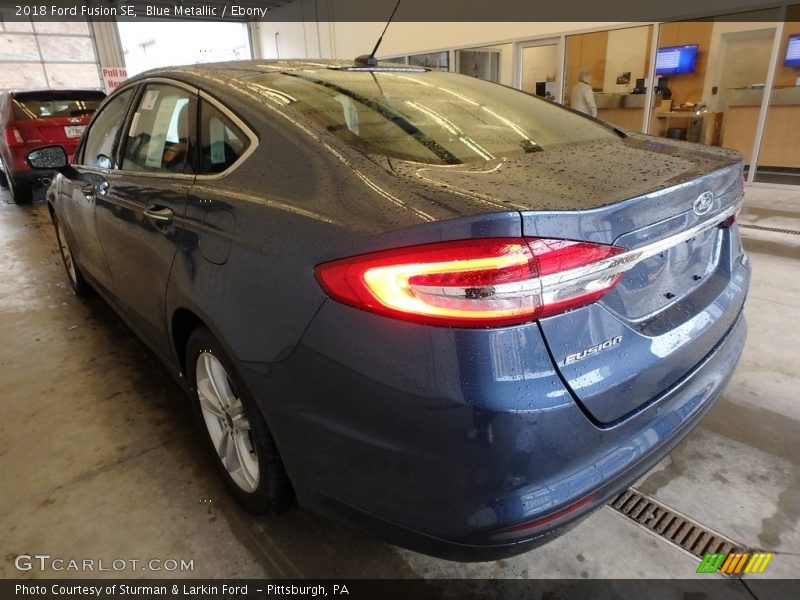 Blue Metallic / Ebony 2018 Ford Fusion SE