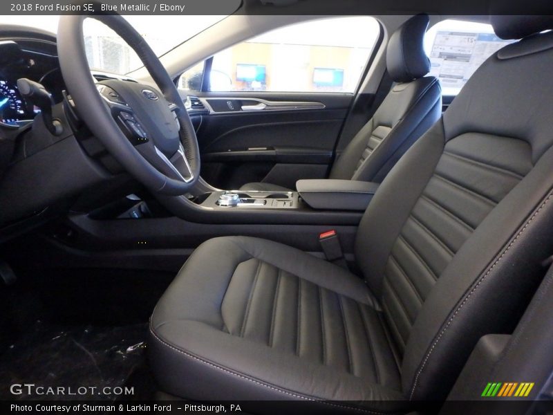 Blue Metallic / Ebony 2018 Ford Fusion SE