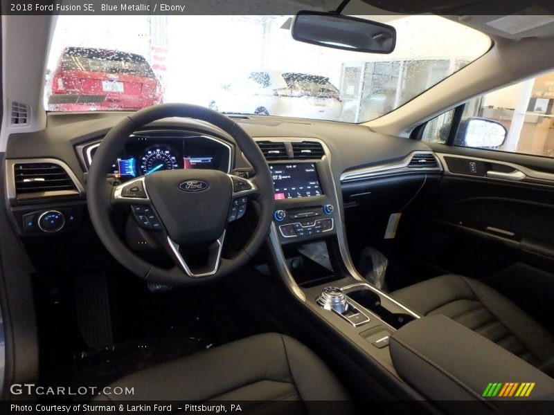 Blue Metallic / Ebony 2018 Ford Fusion SE