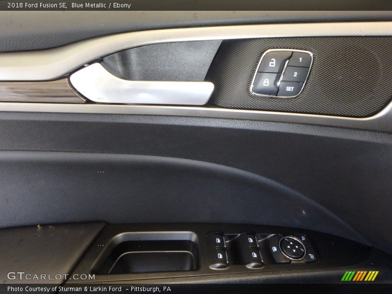 Blue Metallic / Ebony 2018 Ford Fusion SE