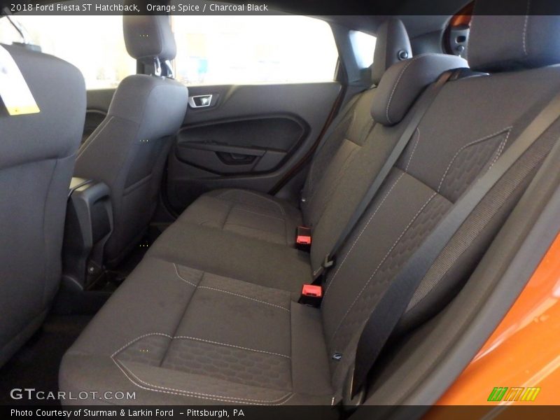 Orange Spice / Charcoal Black 2018 Ford Fiesta ST Hatchback