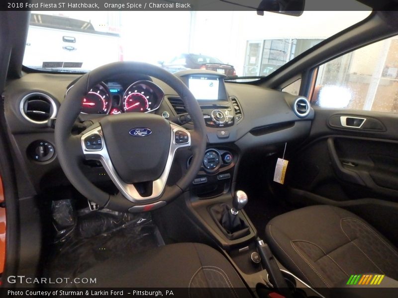  2018 Fiesta ST Hatchback Charcoal Black Interior