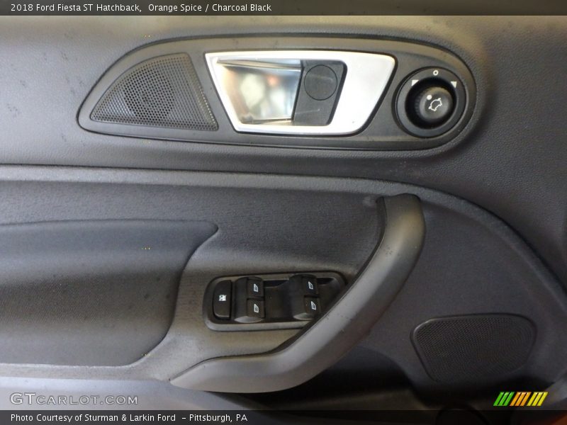 Orange Spice / Charcoal Black 2018 Ford Fiesta ST Hatchback