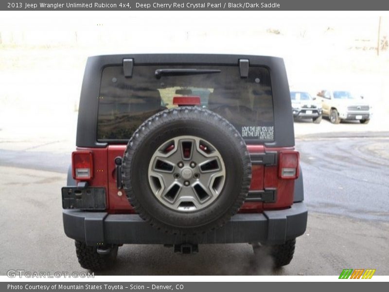 Deep Cherry Red Crystal Pearl / Black/Dark Saddle 2013 Jeep Wrangler Unlimited Rubicon 4x4