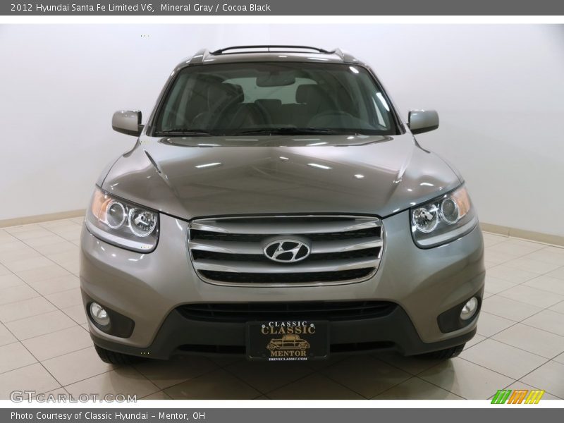 Mineral Gray / Cocoa Black 2012 Hyundai Santa Fe Limited V6