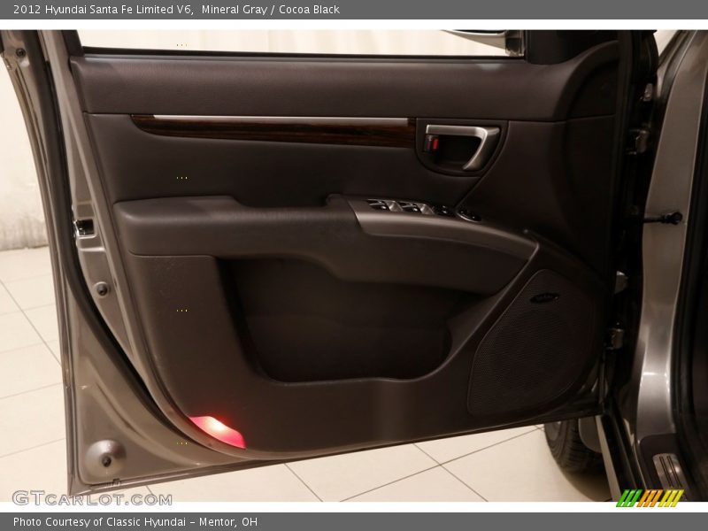 Mineral Gray / Cocoa Black 2012 Hyundai Santa Fe Limited V6