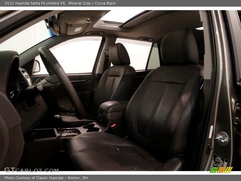 Mineral Gray / Cocoa Black 2012 Hyundai Santa Fe Limited V6