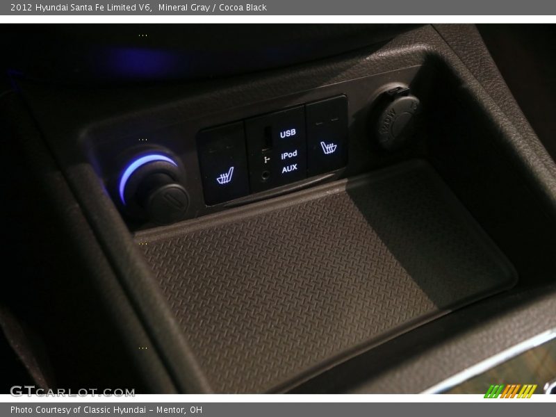 Mineral Gray / Cocoa Black 2012 Hyundai Santa Fe Limited V6