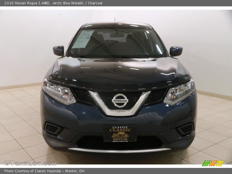 Arctic Blue Metallic / Charcoal 2016 Nissan Rogue S AWD